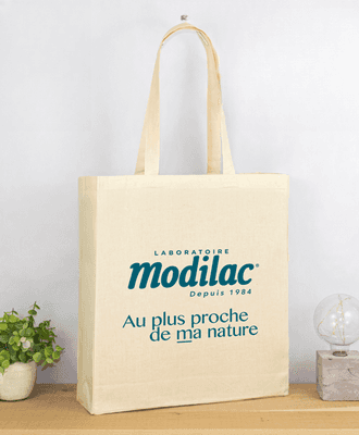 Bolsa personalizada premium con fuelle