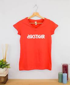 CAMISETA PERSONALIZADA MUJER CLÁSICA CUELLO EN "V"