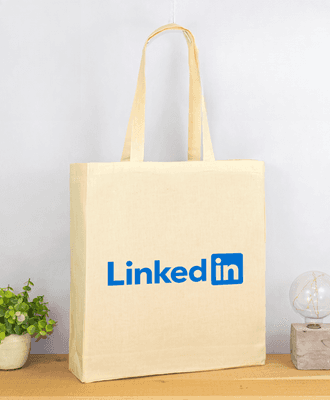 Bolsa personalizada con fuelle