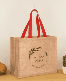 BOLSO DE TELA YUTE PERSONALIZADO “ANNA”