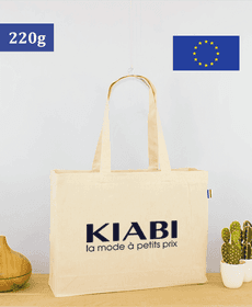 BOLSO DE TELA DE ALGODÓN PERSONALIZADO "LEA" "MADE IN EUROPE" 220 (G/M²)