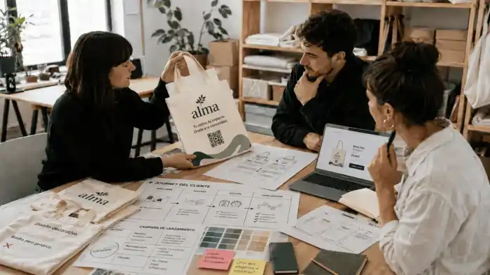 Cómo diseñar un tote bag personalizado que convierta, no solo que sea bonito