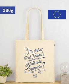 BOLSA DE ALGODÓN ECOLÓGICO "MADE IN EUROPE" 280 (G/M²)