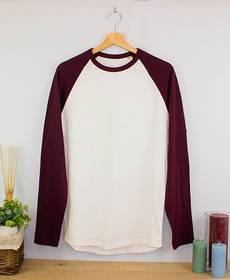 CAMISETA PERSONALIZADA BICOLOR CUELLO REDONDO ML