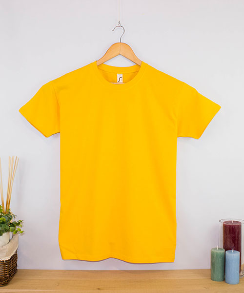 Camiseta Gildan Amarillo Daisy - UNIDAD