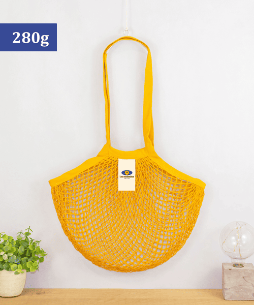 Bolsa de algodon de tela – Amarillo