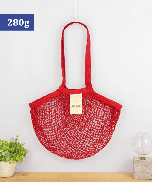 Bolsa de algodon de tela – Rojo