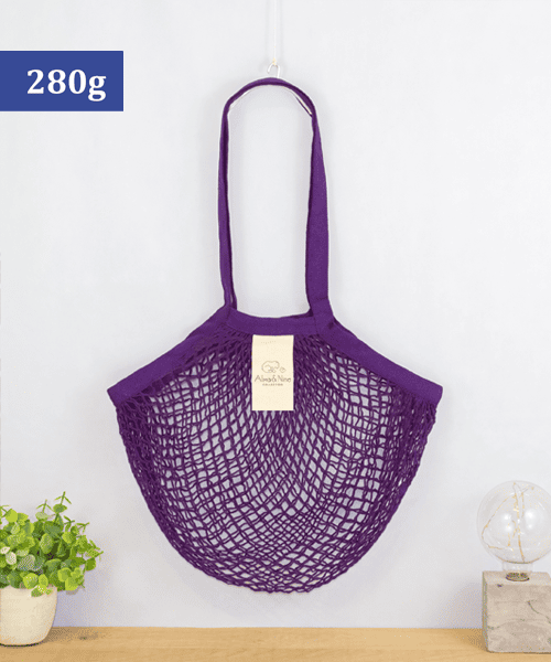 Bolsa de algodon de tela – Violeta